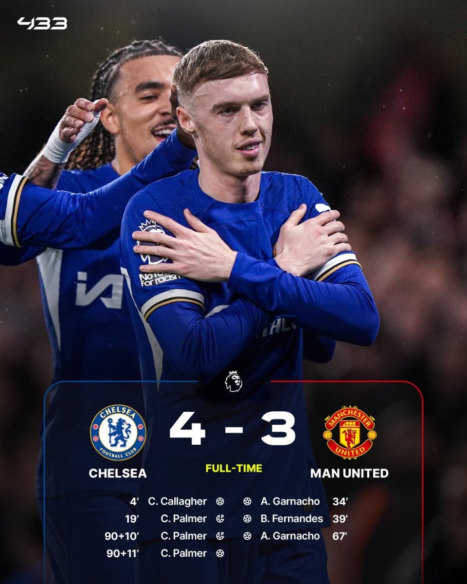 曼联遭遇重大失利,被切尔西逆转 曼联遭遇重大失利,被切尔西逆转