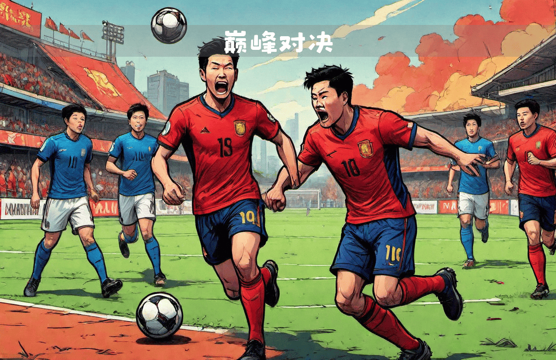 亚洲足球赛场上掀起激烈角逐，某队争夺胜利！