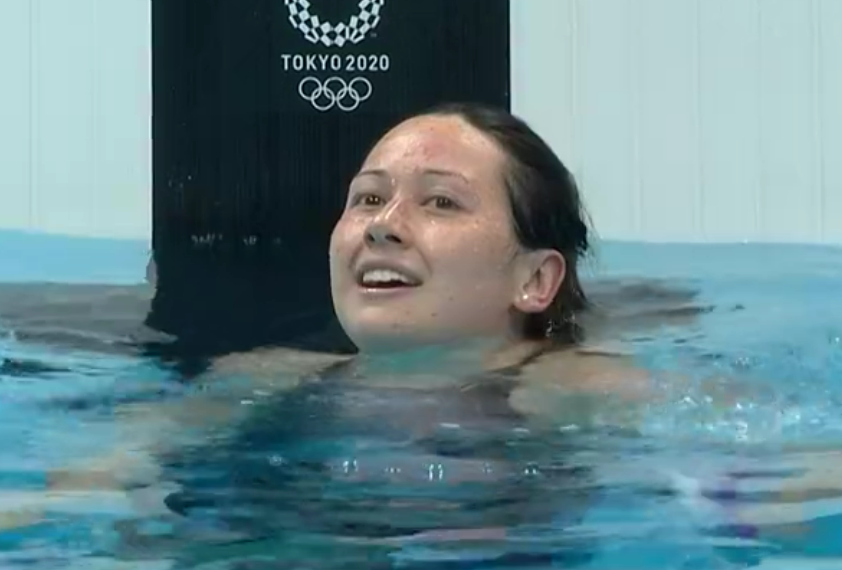 南非游泳选手刷新个人最好成绩