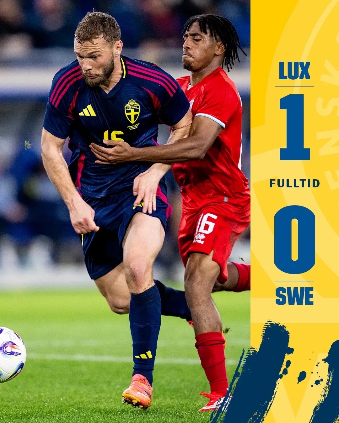 瑞典队勇夺胜利，晋级欧锦赛