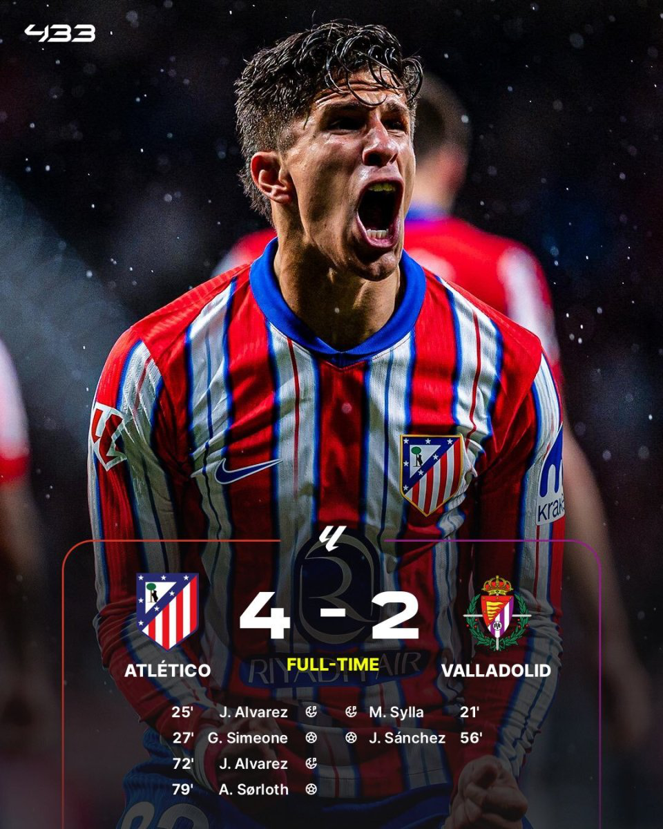 马竞主场遭遇惨败，落后梅西巴萨一分